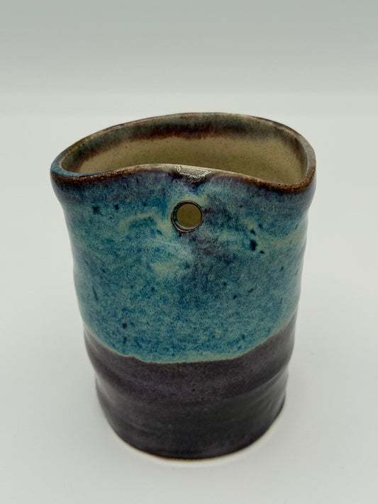 Handmade Ceramic Tumbler – Blue / Floating Sky Stoneware Cup