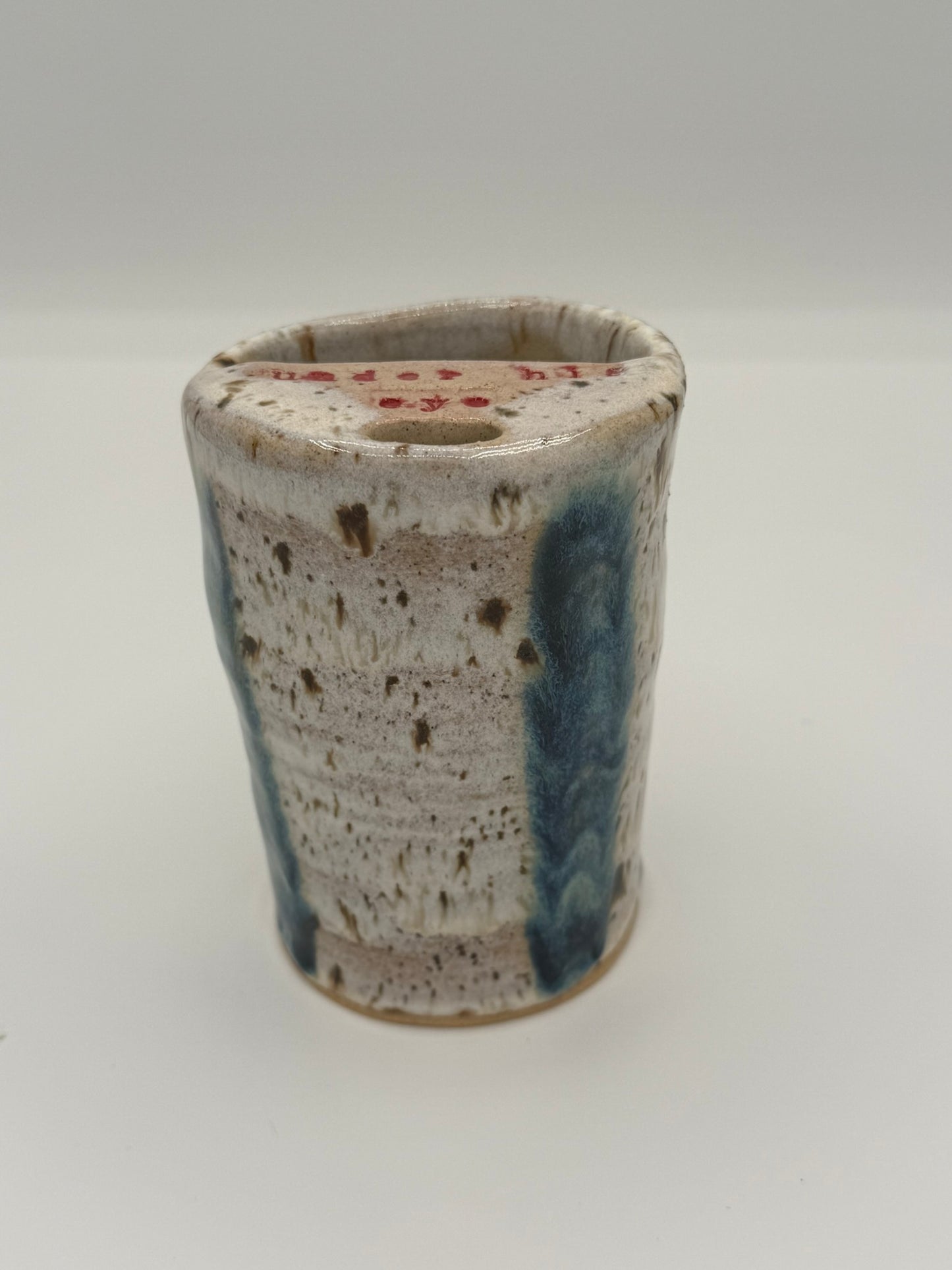 Handmade Ceramic Tumbler – Under His Eye